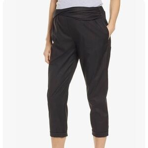 Hatch Black Straight Leg Maternity Pants Size 3/10-12/L